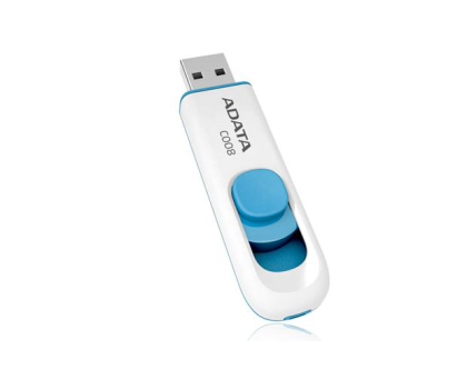 PenDrive ADATA 32GB DashDrive Classic C008 biało-niebieski USB 2.0